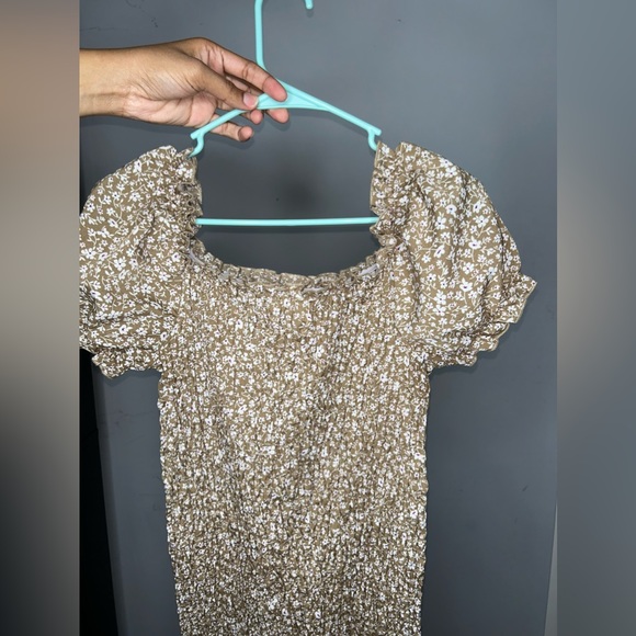 Square Neck Floral Dress Size XL - Picture 3 of 3